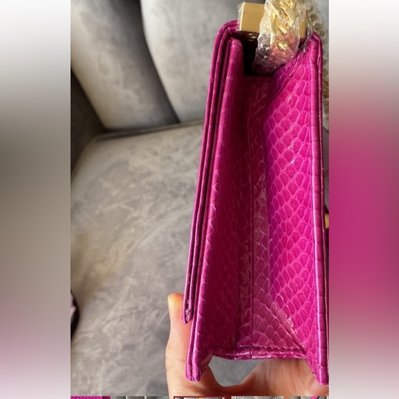 Brian Atwood Aston Crossbody Top Handle Cluth - Picture 7 of 11